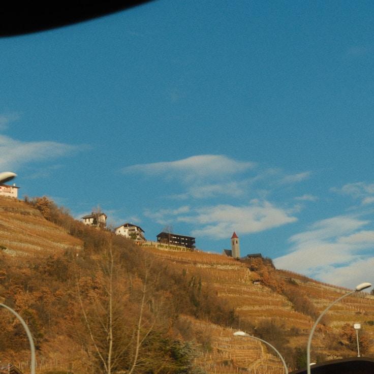 Entertainment zone at night in Canada